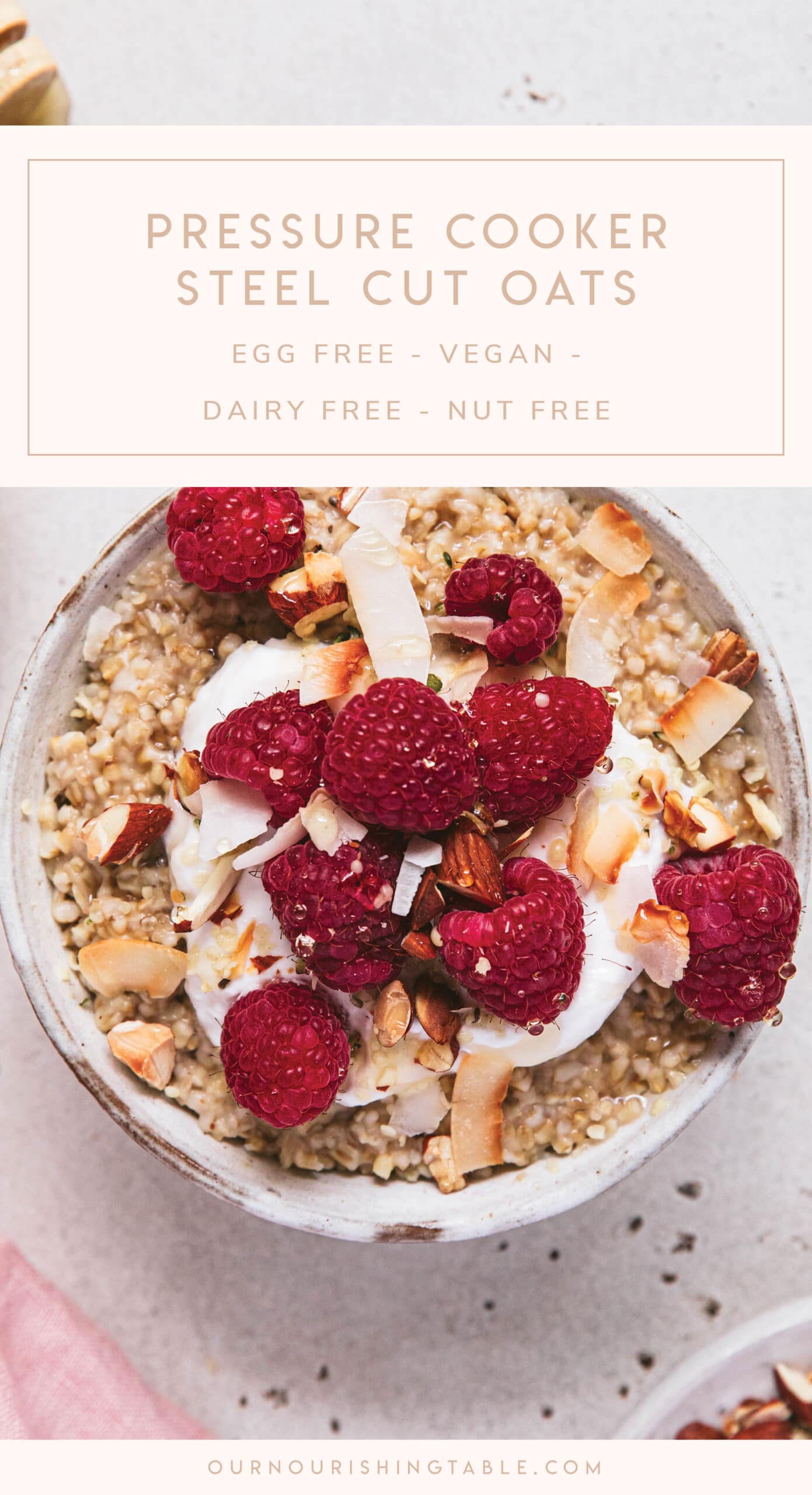 How to Make Pressure Cooker Steel Cut Oats Our Nourishing Table