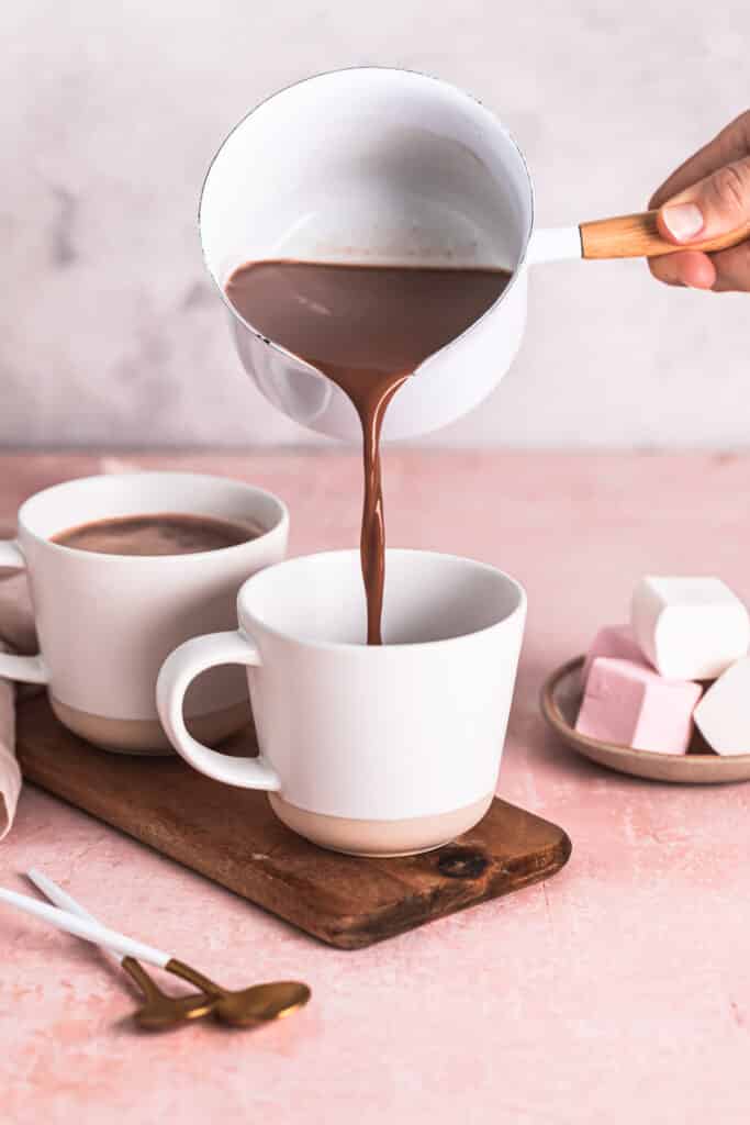 Oat Milk Hot Chocolate Dairy Free Our Nourishing Table