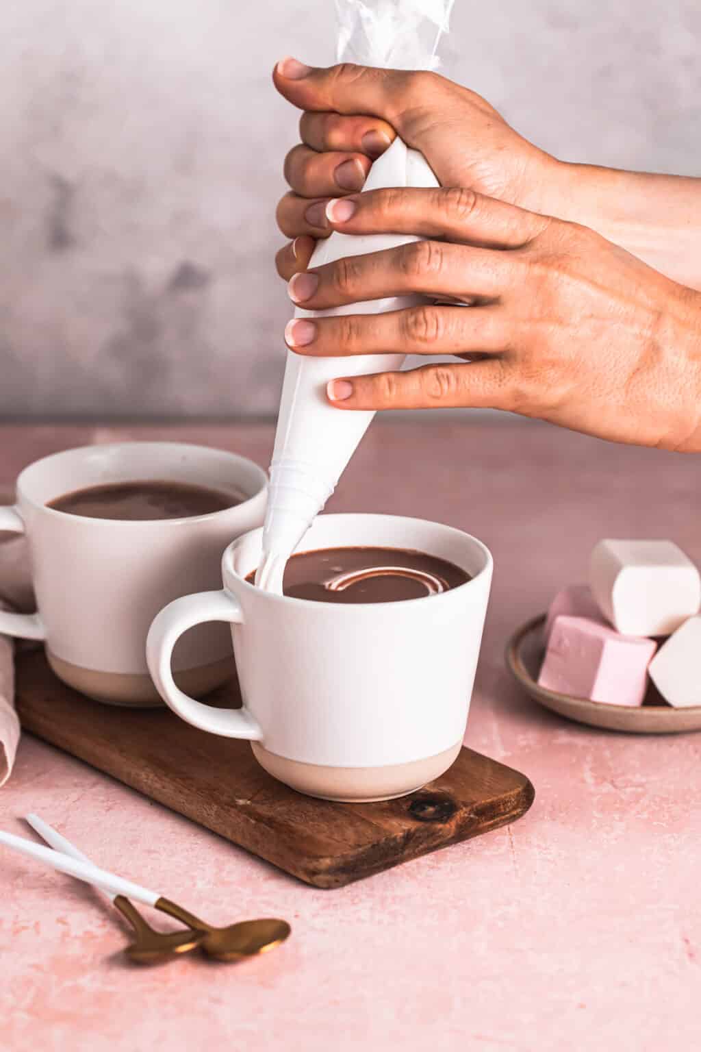 Oat Milk Hot Chocolate Dairy Free Our Nourishing Table