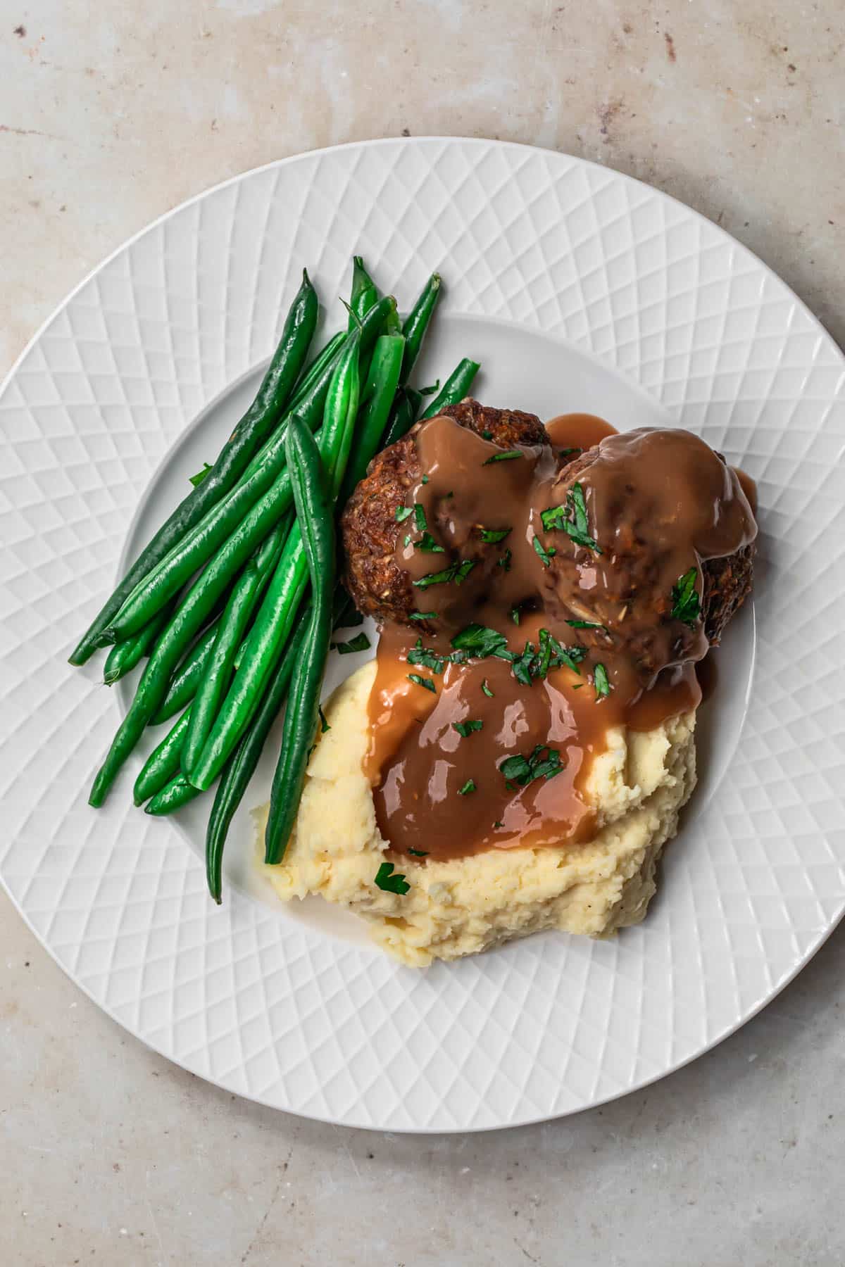 Gluten Free Beef Rissoles with Mashed Potatoes - Our Nourishing Table
